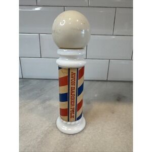 1970s AVON Barber Pole Men's 3oz Wild Country After Shave Empty Bottle